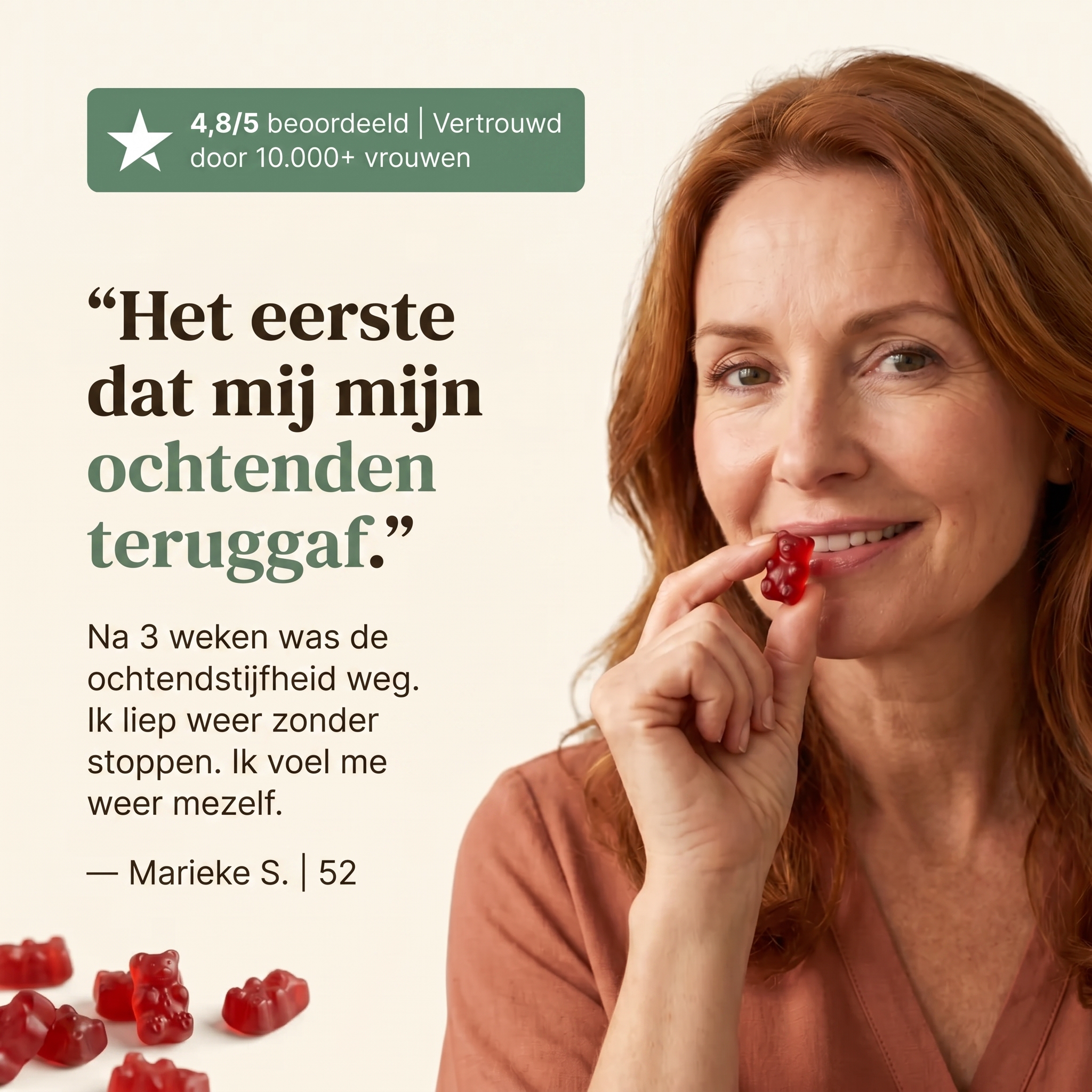 De klinisch geteste gummies die je gewrichten helpen